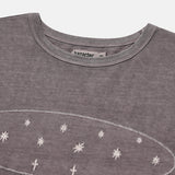 スターリーピグメントハーフTシャツ / Ash purple