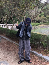レイヤーストラップカーゴパンツ