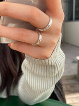 (silver925/18k) 4mm ベイビーリング