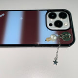 [MADE] スターリースコープフォンケース ブラウン (epoxy black bumper)