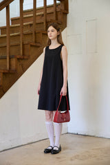 BACK RIBBON DRESS (2 COLORS)