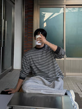 ウォッシュドロングスリーブTシャツ