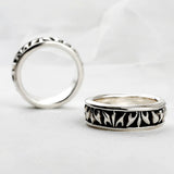 SVR-S601 Silver 925 Geometric Silver Ring 