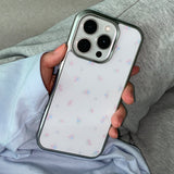 [MADE] [+MagSafe] スターリットブルームフォーンケース (グラスシルバーバンパー)