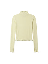 DOT TURTLENECK LONG SLEEVE (MUSTARD)