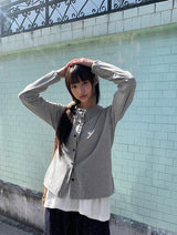 26SS★ [BAONHAUS] Tier Frill Cardigan