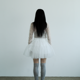 KIRIGIRL MESH TOP _CREAM
