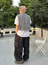 Cropped pigment vest 2C