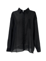 veil tencel シースルーシャツ (2color)