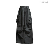(3color) Utility Cargo Wide Pants