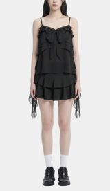 Reka Sheer Ribbon Blouse