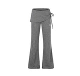 Riven Dot Wrap Flare Pants