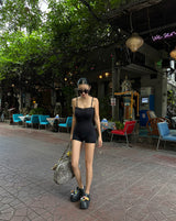 レースビスチェショーツロンパーボディースーツ