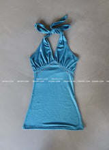 Cubic Halterneck Long Sleeveless