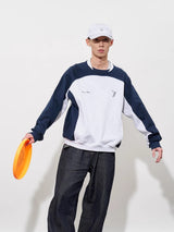 FMACM Colorblocked Retro Crew Neck Sweatshirt