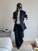 PAPERMOON PIN STRIPE BLAZER JACKET