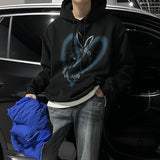 LMN Ditto Rabbit Heart Oversized Fit Wool Napping Hoodie (4 colors)
