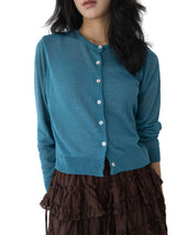Romin Round Neck Knit Cardigan