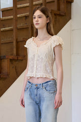 DAISY FRILL BLOUSE