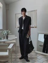 Chloe ツータックワイドスラックス