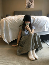 Preppy Vintage Check Skirt (2c)
