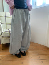 [unisex] サワ サマー モーダル ワイド バンディング ジョガー パンツ