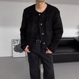 MG mink puffer tweed reversible jacket (2 colors)