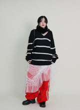 Hayley Cancanシースルーレースロングスカート
