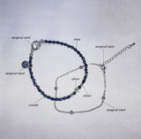[SET] smile layered bracelet