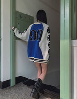 90 スタジアム ツーウェイ ニット ジップアップ
