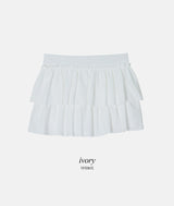 Pure Frill Mini Tiered Skirt Pants (3color)