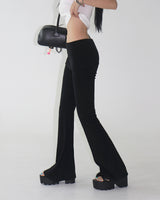 Rollup Bootcut Leggings Pants