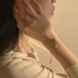 All is well, silver ring with Topaz_November Birthstone