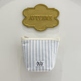classic pouch_stripe pure blue