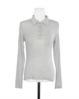 conte tone wool button collar top