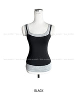 Double layered sleeveless (set product)