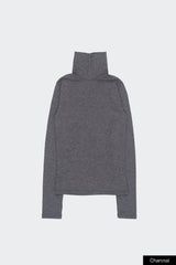 ユースベーシックフリースタートルネックTシャツ