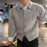 LMN ルネルスプリングケーブルカラーニットカーディガン (4 colors)