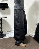   Artifical leather wide PT  [2color] 306