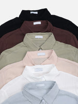 バイオウォッシュド リンクル シャツ(6color)