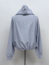 Melon Stripe Hood Shirt