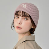 Leaf VZ Logo Washed Beanie / Indie Pink
