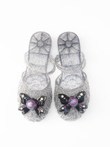 RIBBON JEWEL CANDY JELLY SHOES SET