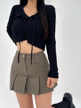 [WITH BUILT-IN SHORTS] フォーシーズン ローカンカン ミニスカート - 3 COLOR