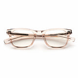 Horn-Trimmed Transparent Glasses Y.LAB 03 C16