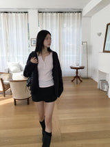 Suede mini skirt pt