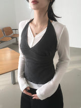 Fig halter sleeveless