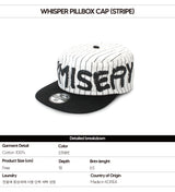 Whisper Pillbox Cap (Stripe)