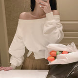 [Bellide made/waist reduction] クローゼット&スリットオフショルダー マンツーマン