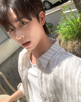 Harbor Stripe Linen Shirt